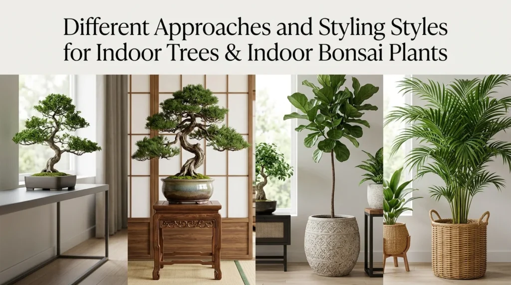 Different Approaches and Styling Styles for Indoor Trees