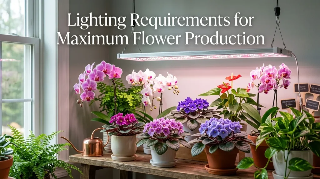 Lighting Requirements for Maximum Flower Production