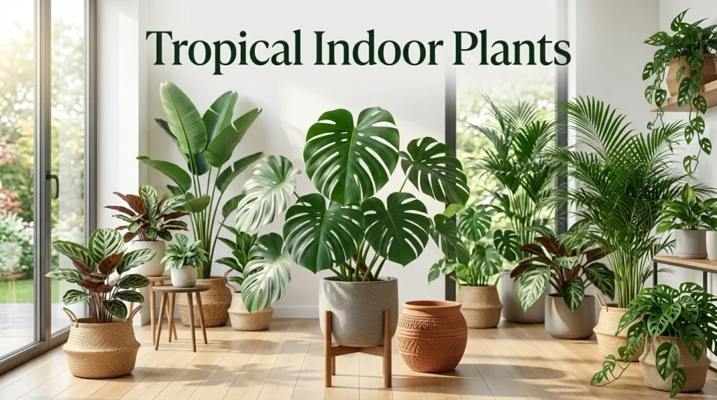 tropical indoor plants
