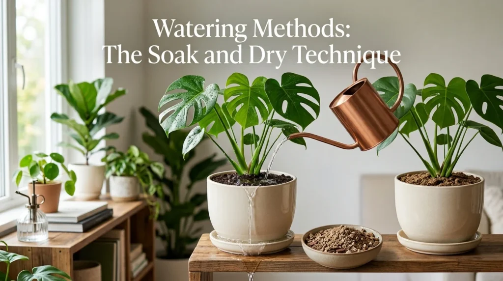 Watering Methods: The Soak and Dry Technique