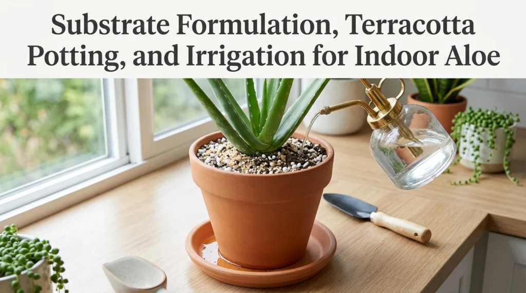 Aloe Plant Care Indoor Substrate Setup