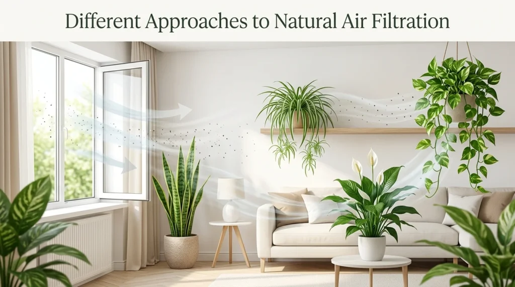 Different Approaches to Natural Air Filtration
