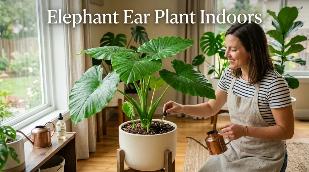 elephant ear plant indoors
