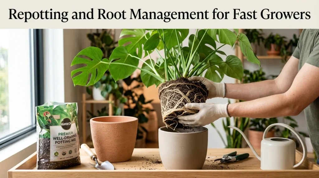 Fast Growing Indoor Plants Repotting Guide