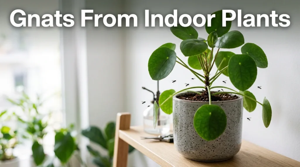 gnats from indoor plants