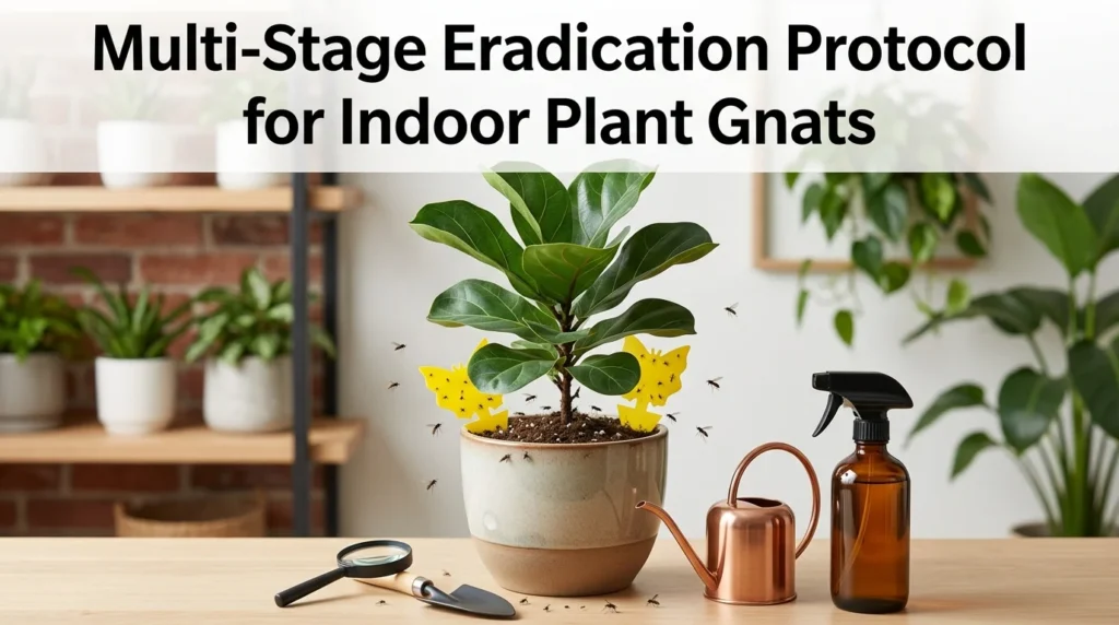 Gnats From Indoor Plants Eradication Protocol