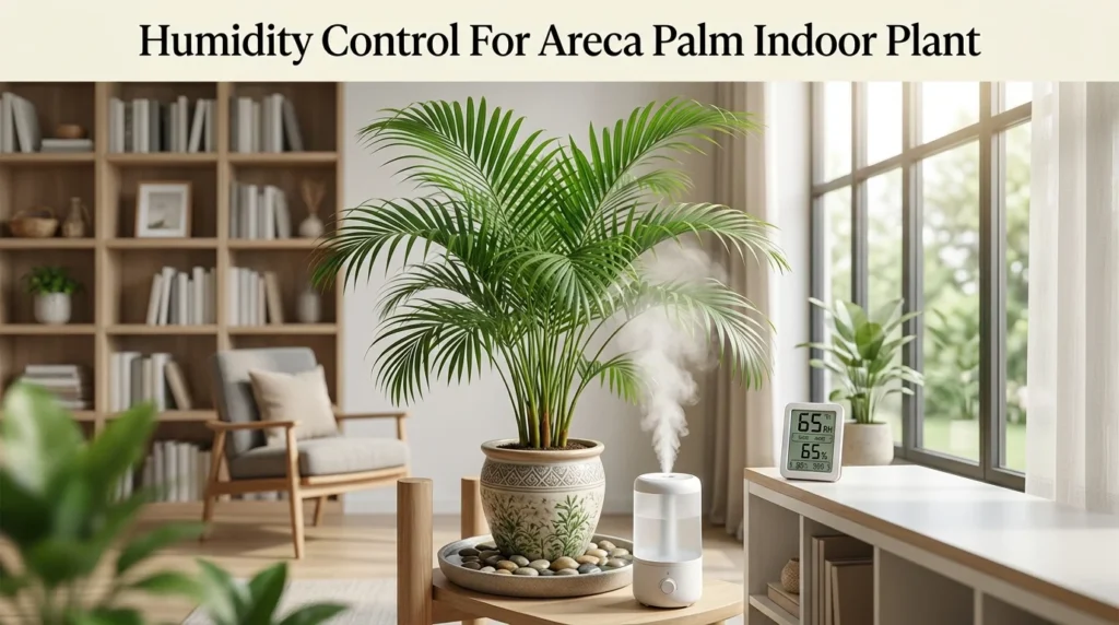 Humidity Control For Areca Palm Indoor Plant