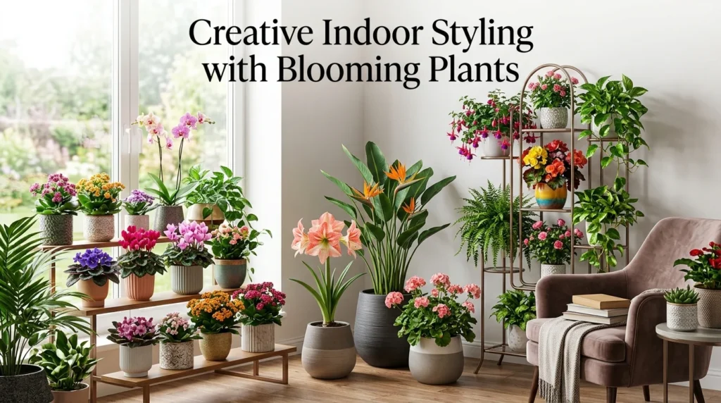 Indoor Flowering Plant Creative Styling