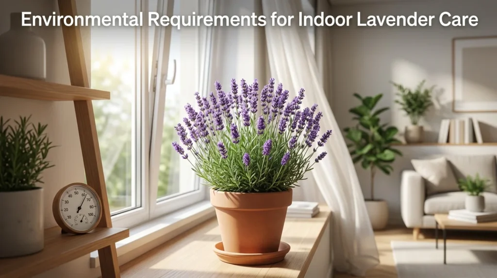 Indoor Lavender Plant Environmental Care