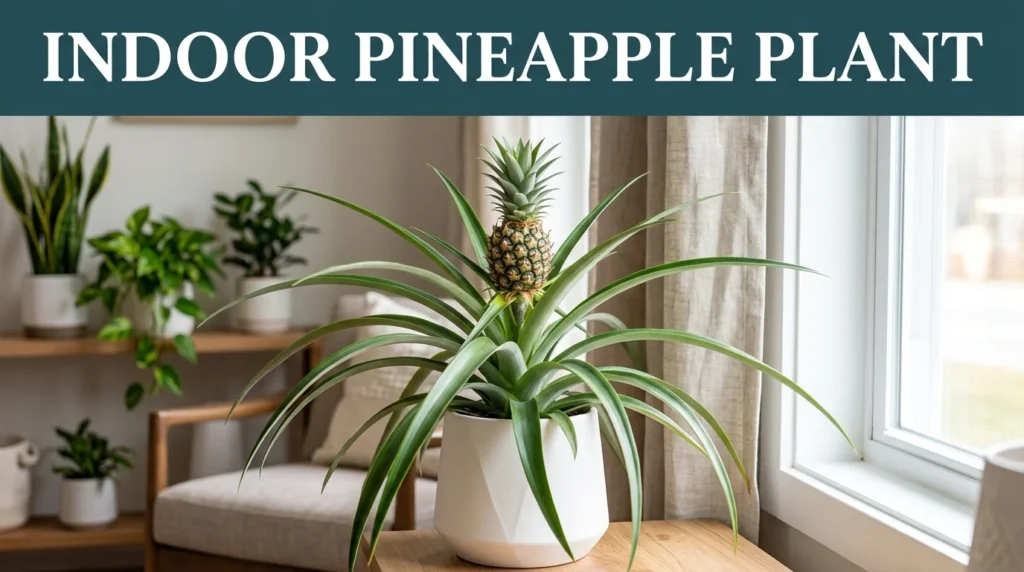indoor pineapple plant