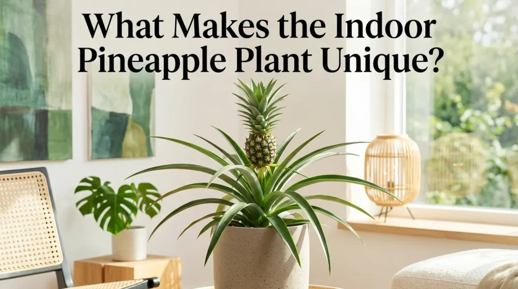 Indoor Pineapple Plant Unique Features