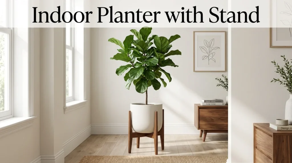Indoor Planter with Stand