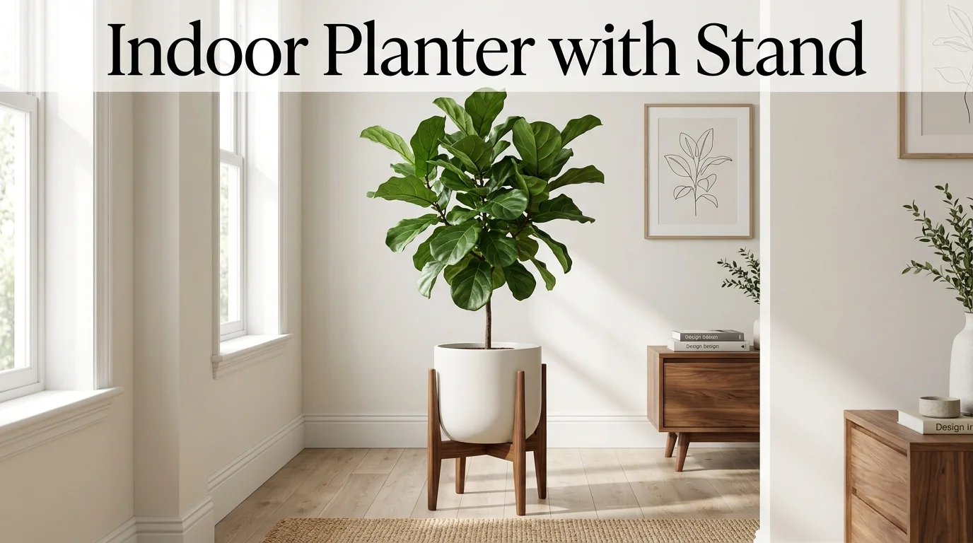Indoor Planter with Stand