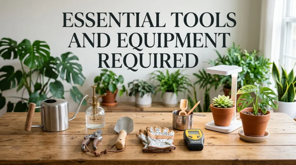 Large Leaf Indoor Plant Essential Tools