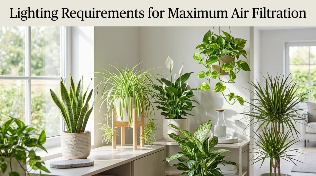 Lighting Requirements for Maximum Air Filtration