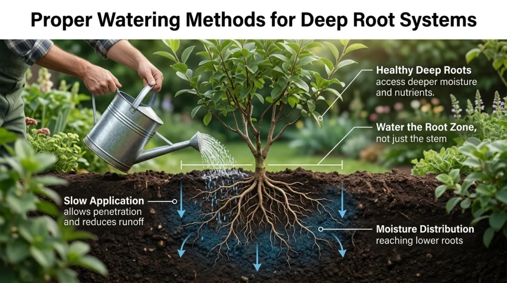 Proper Watering Methods for Deep Root Systems