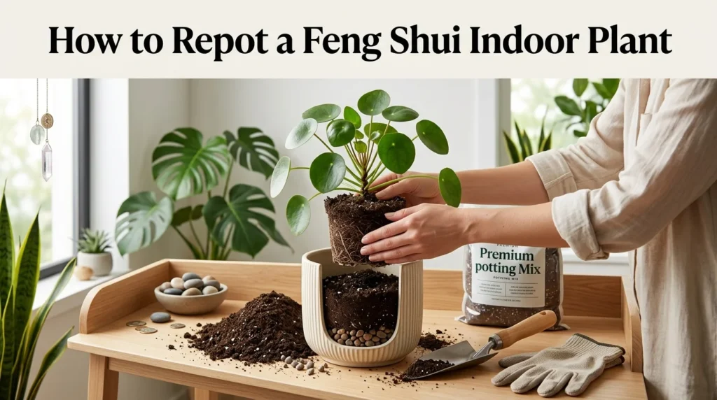 Repotting Feng Shui Indoor Plants