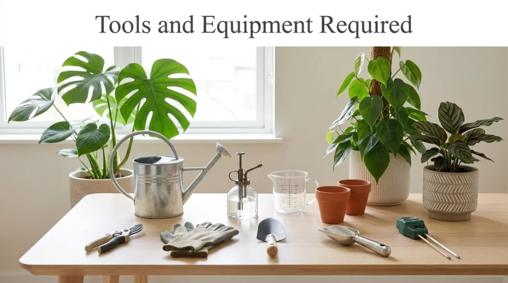 Tools and Equipment Required