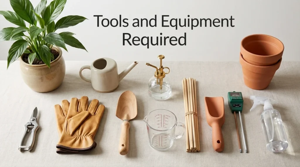 Tools and Equipment Required