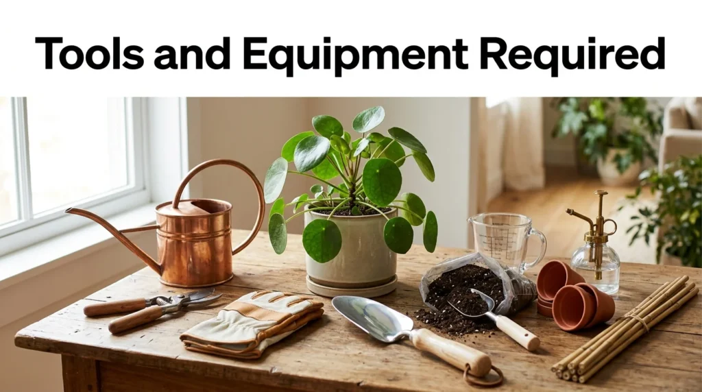 Tools and Equipment Required