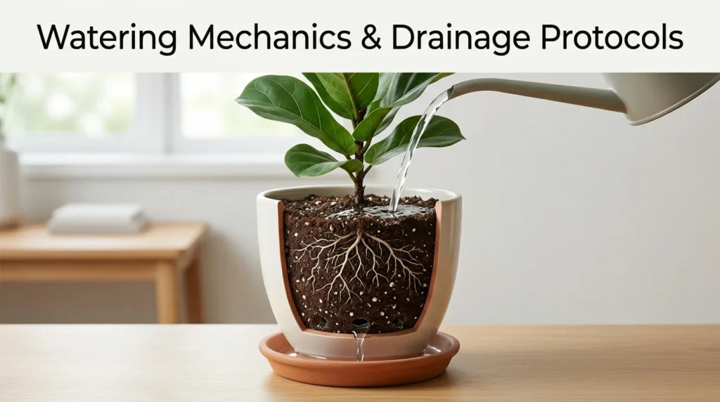 Watering Mechanics & Drainage Protocols