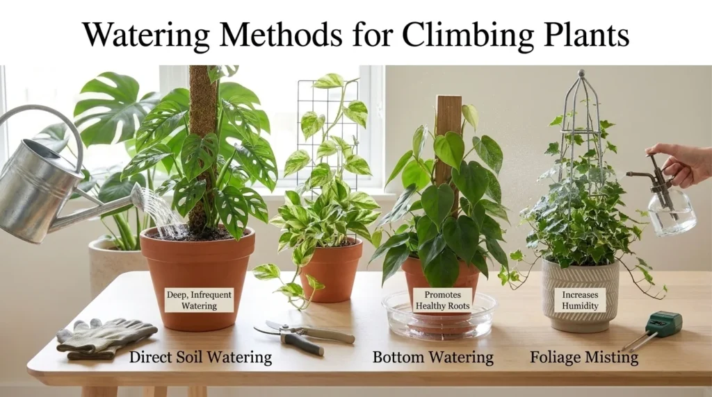 Watering Methods For Climbing plants