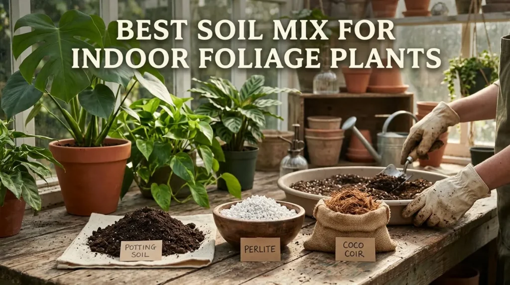 Best Soil Mix for Indoor Foliage Plants