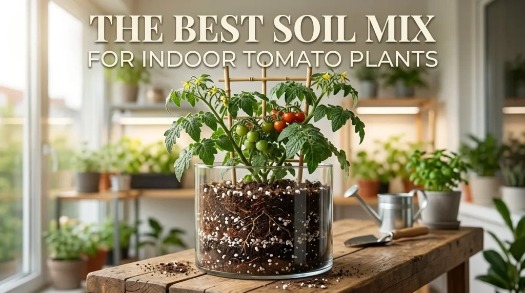 Growing Tomato Plants Indoors Soil Mix