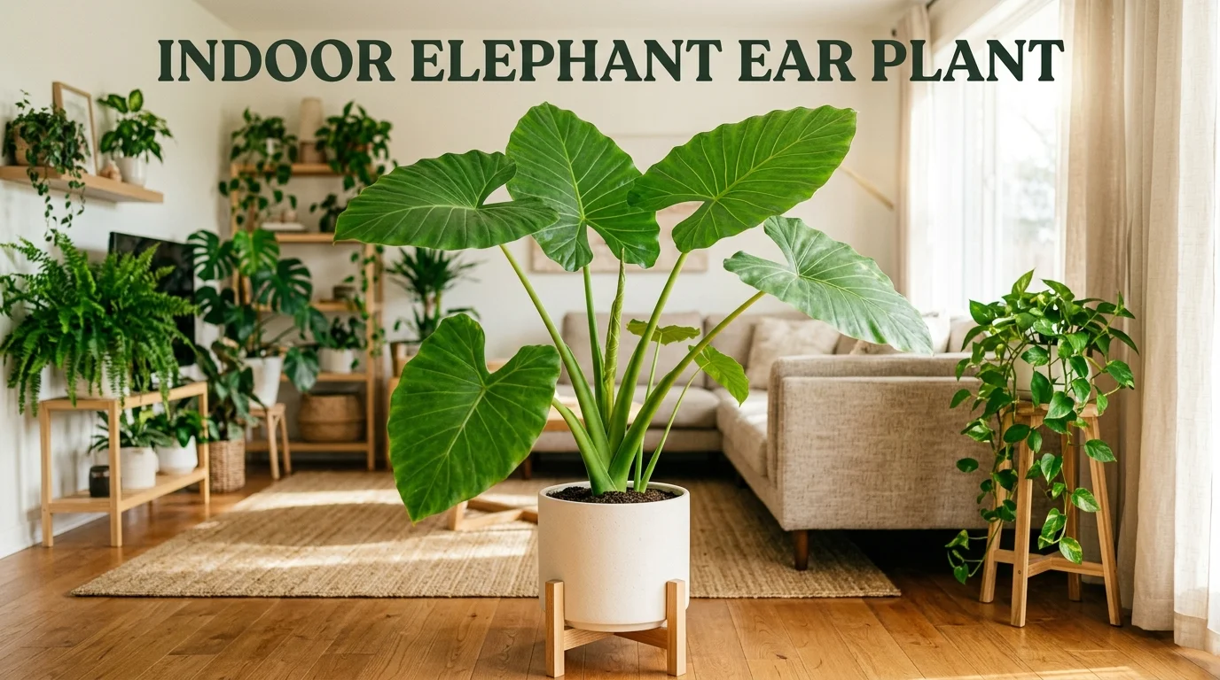 indoor elephant ear plant