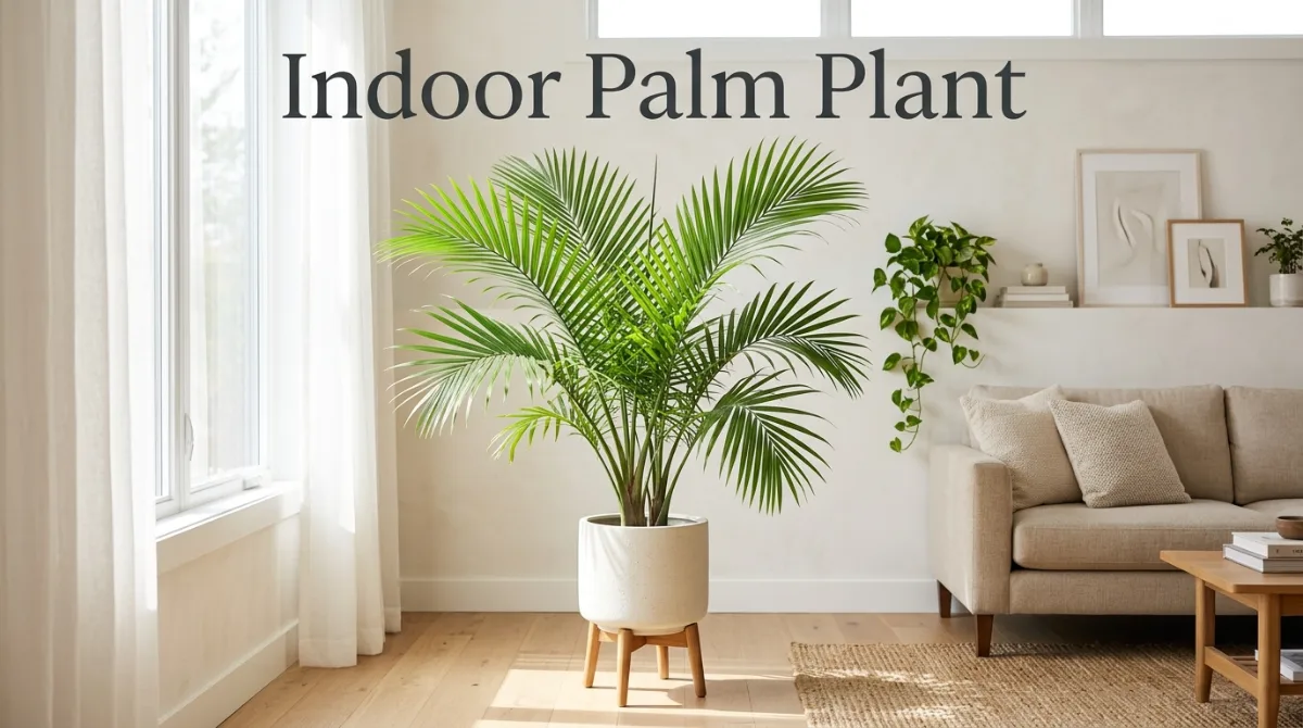 indoor palm plant