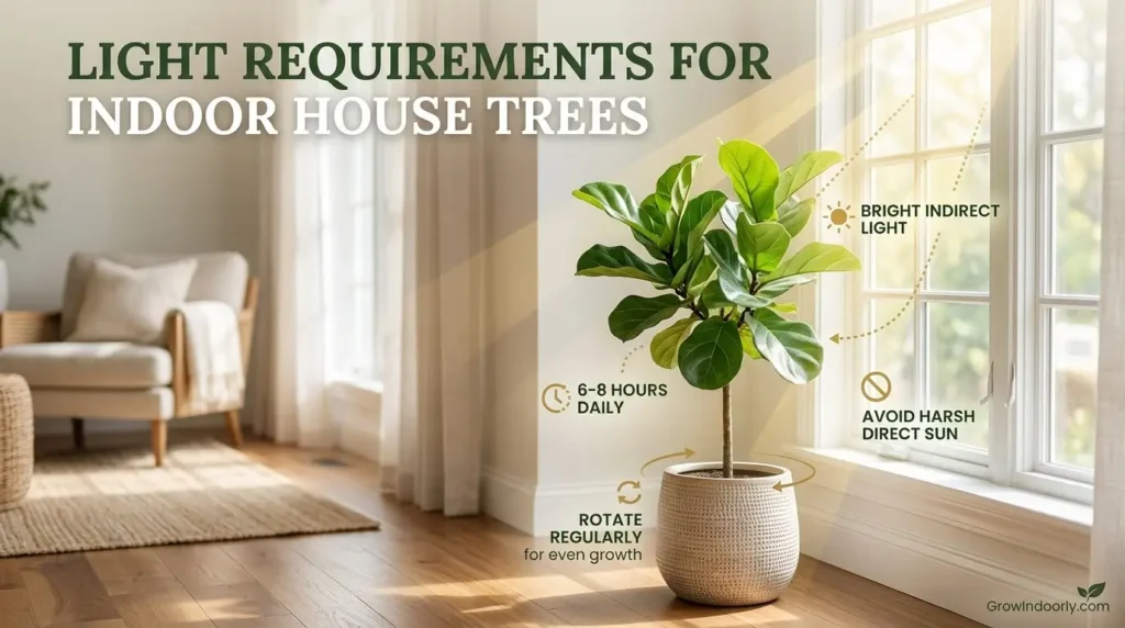 Light Requirements for Indoor House Plants Trees